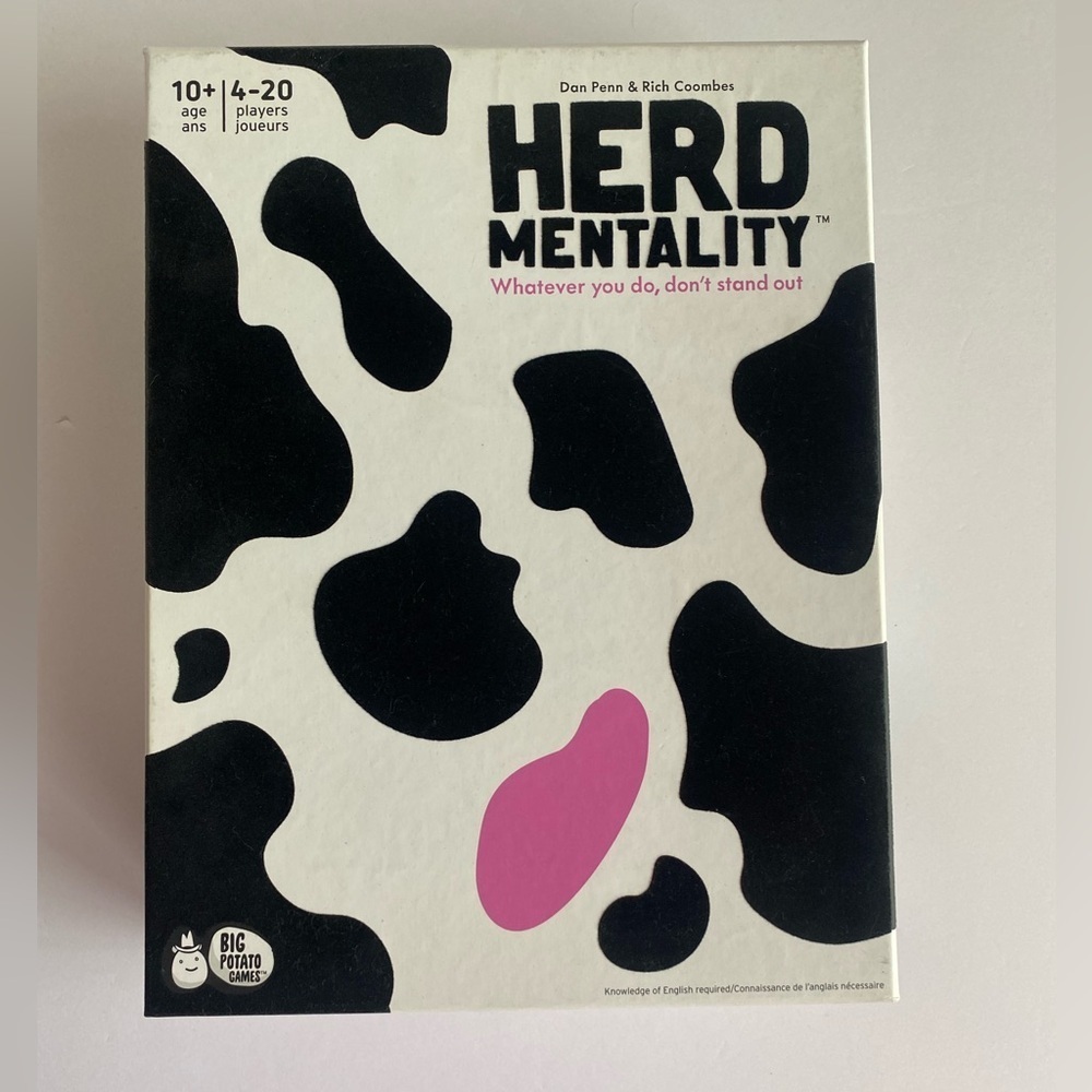 Herd Mentality The Udderly Hilarious Party Game Family Game Night Gently Used